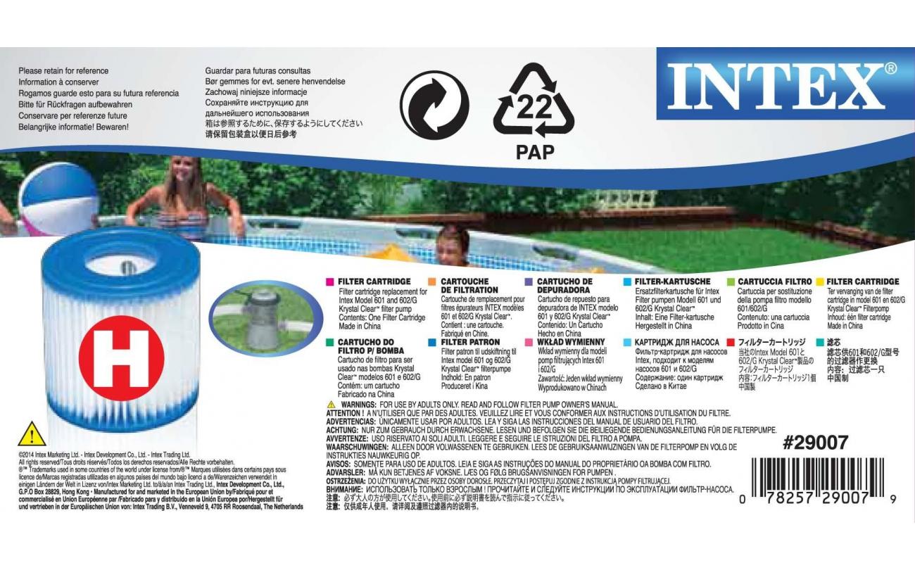 Filter Cartridge voor filterpomp #28602