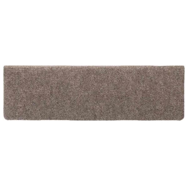 vidaXL Trappematter 15 stk nålestempel 65x21x4 cm kremhvit