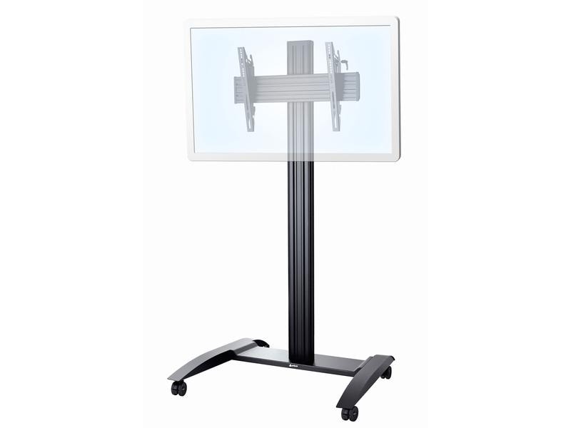 Edbak TV-Trolley TRV100 Schwarz Display Trolley, Tragkraft 70 kg, Vesa 100 x 100 bis 600 x 400, Neigbar