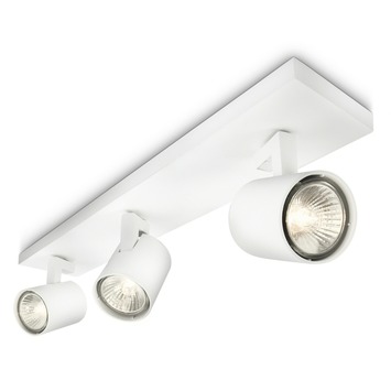 Philips Opbouwspot MyLiving Runner Wit 3 x 50W