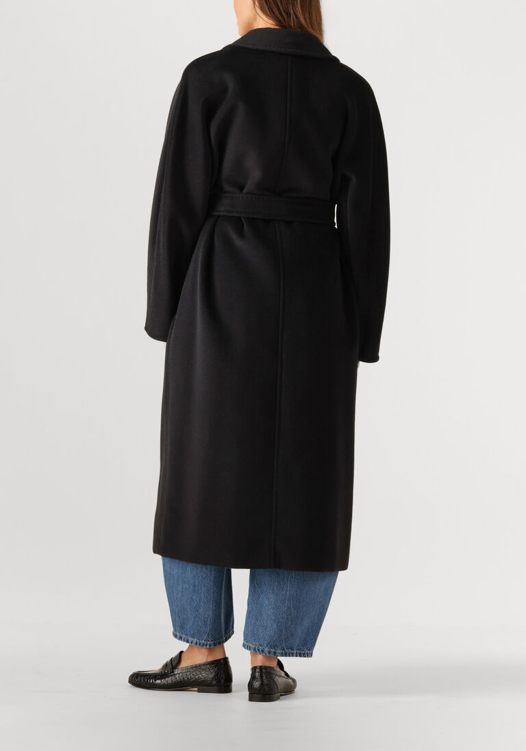 zwarte max mara mantel madame