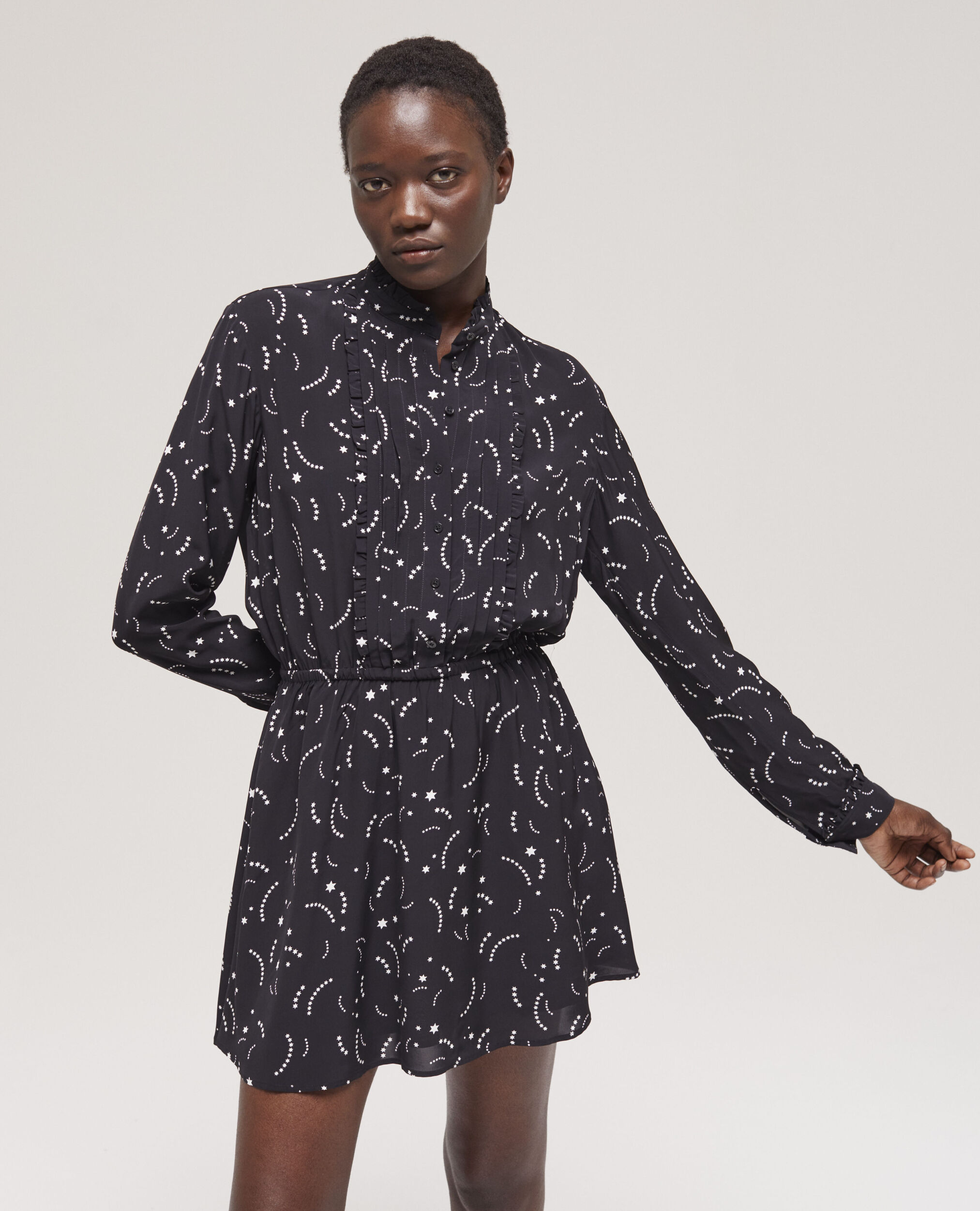 Robe courte imprimée