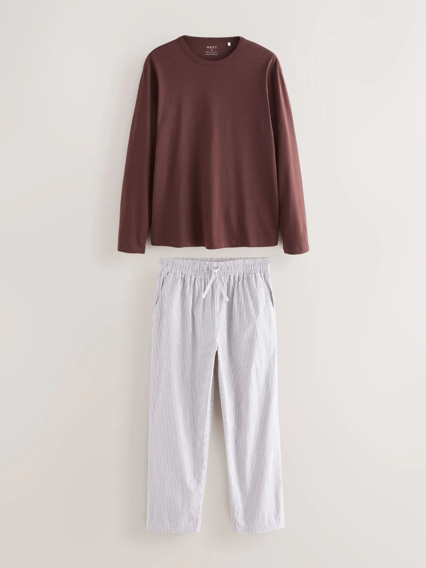 Bruin - Long Sleeve Stripe Woven Pyjamas Set