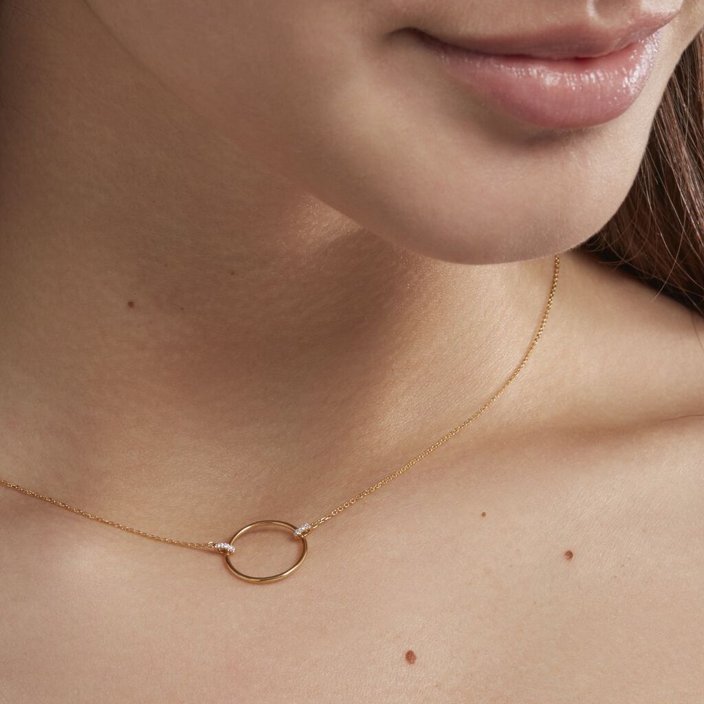 Collier Proserpine Or Jaune Diamant