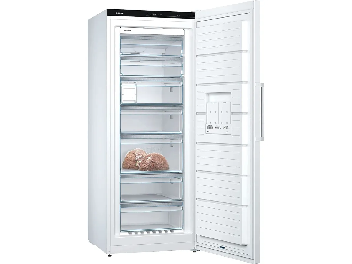 Bosch Serie | 6 GSN54AWCV - Fryser - stående - bredde: 70 cm - dybde: 78 cm - højde: 176 cm - 328 liter - Klasse C - hvid