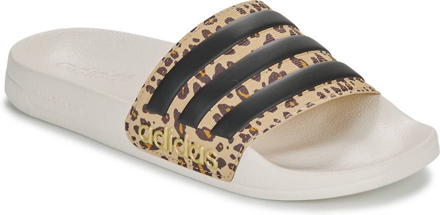 ADIDAS PERFORMANCE Muiltjes 'Adilette Shower' beige bruin goud zwart wit
