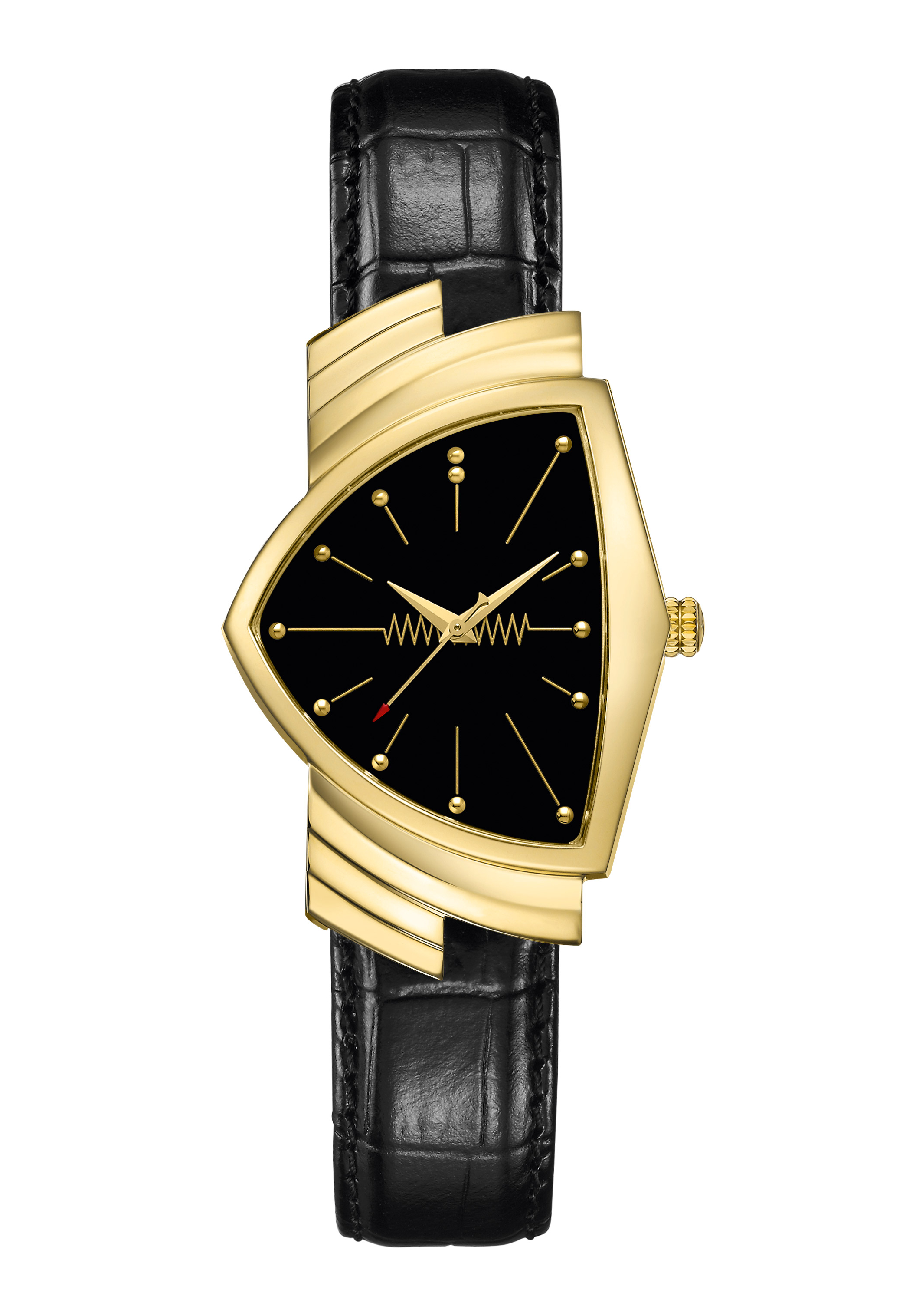 Hamilton Ventura L Herrenuhr Gold H24301731