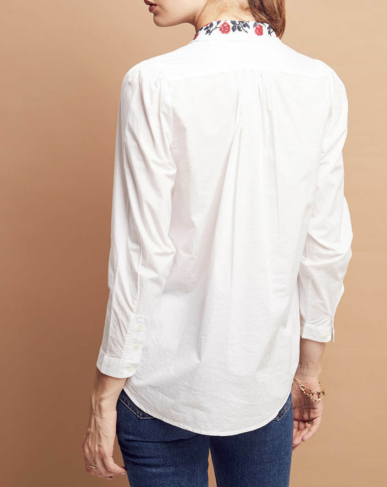 Inouitoosh Chemise Florencia en Coton blanche