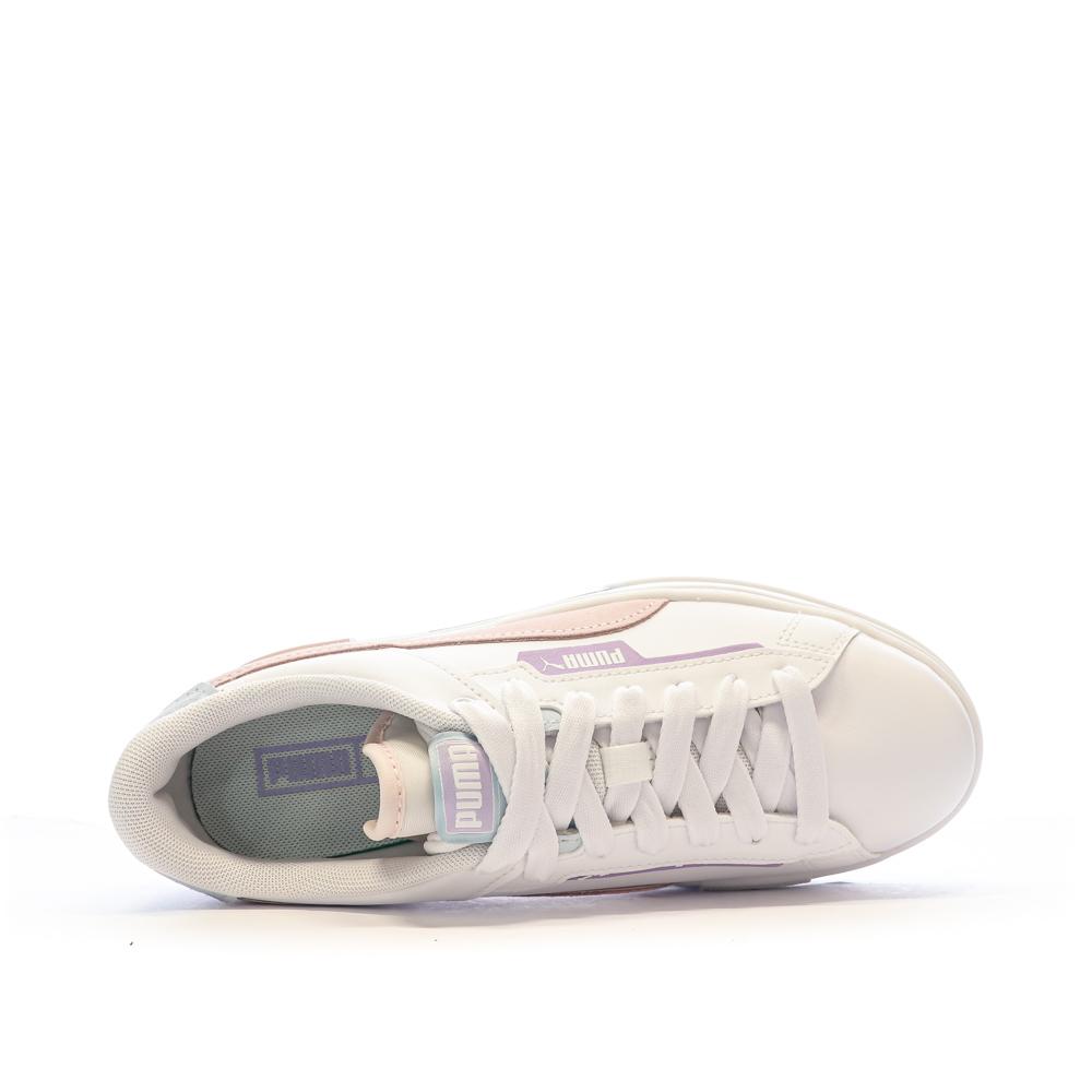 Puma Baskets Blanches Femme Puma Mayze Crashed