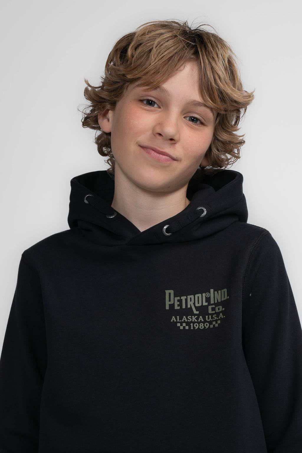 Petrol Industries hoodie zwart