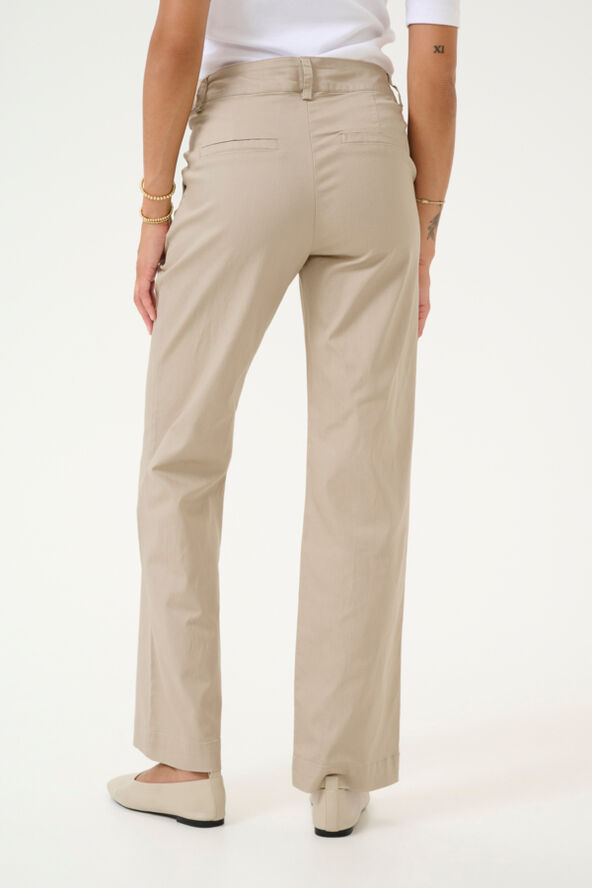 Kaffe KAlea Flared Chino Pants Feather gray