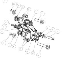 Rocky Mountain PIVOT BOLT KIT ELEMENT