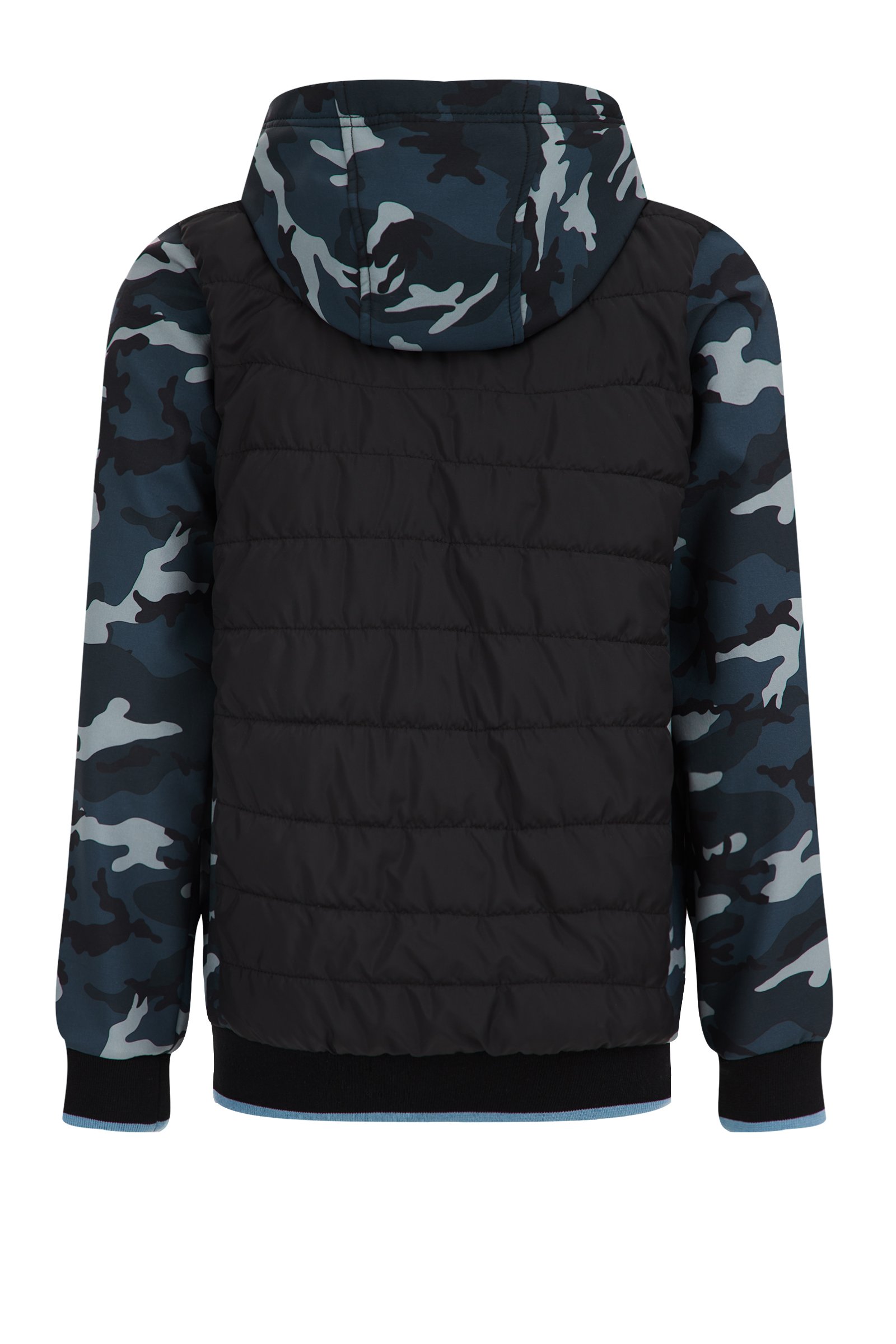 Jongens softshell jack met dessin Salty Dog Zwart
