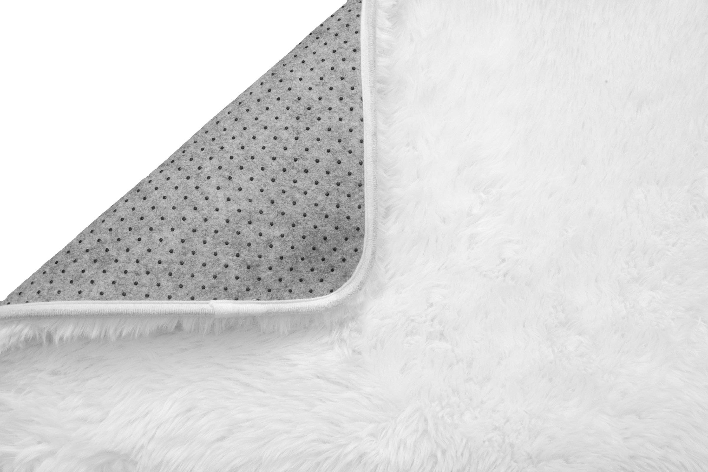my home Hochflor-Teppich »Silky, besonders weich und kuschelig, sehr dichte Qualität« rechteckig 33 mm Höhe rutschhemmend beschichtet, waschbar, uni, Wohnzimmer, Schlafzimmer