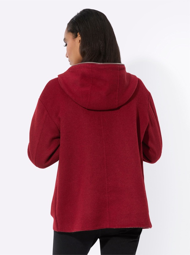 MANISA Langjacke mit Kapuze