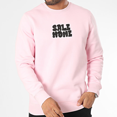 Sweat Crewneck Lapin Graffiti Rose