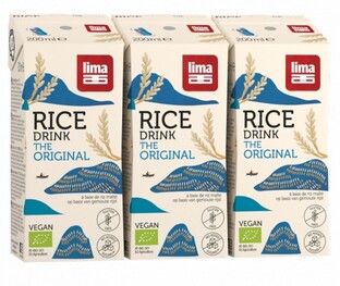 Lima Rijstdrink Original 3x200ml 600ML