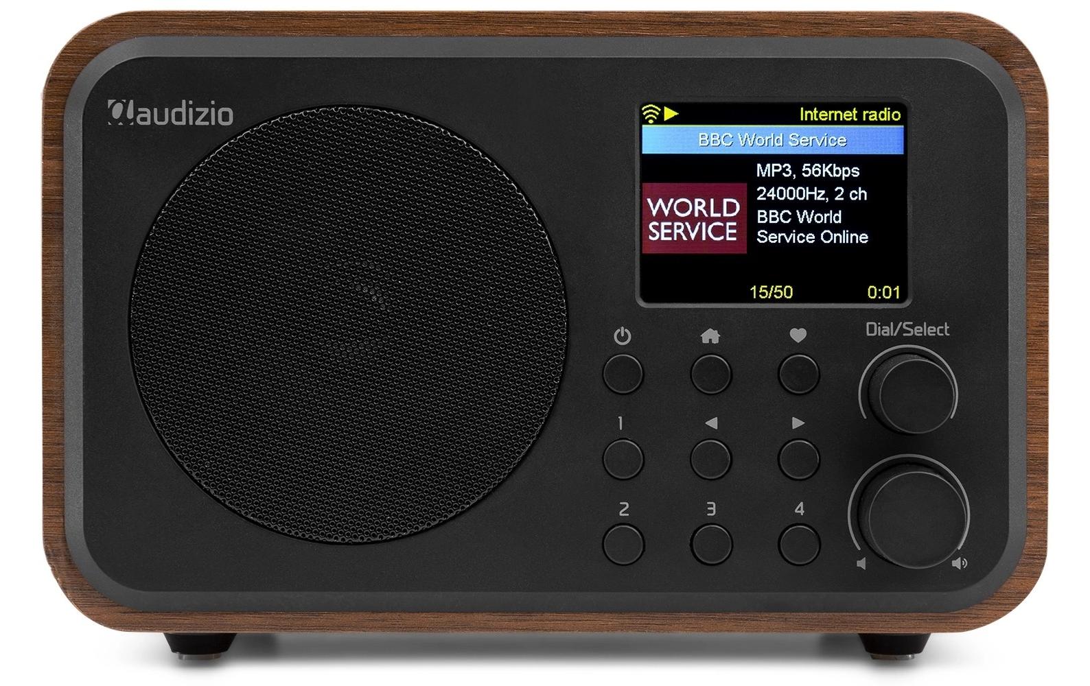 DAB+ Radio Vicenza Braun<br>DAB+ Radio mit Akku, Internet Radio und Bluetooth
