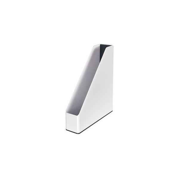 Leitz Porta Revistas Plástico Branco / Preto 1 Un.