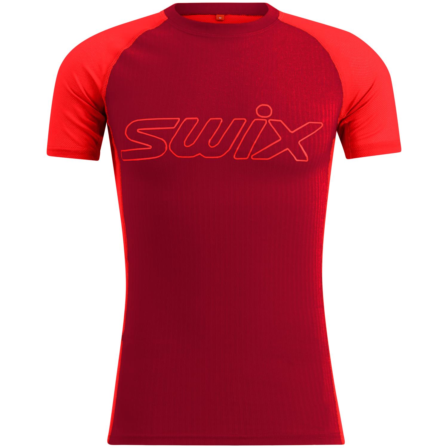 Swix RaceX Light Short Sleeve Swix Red/Fiery Red