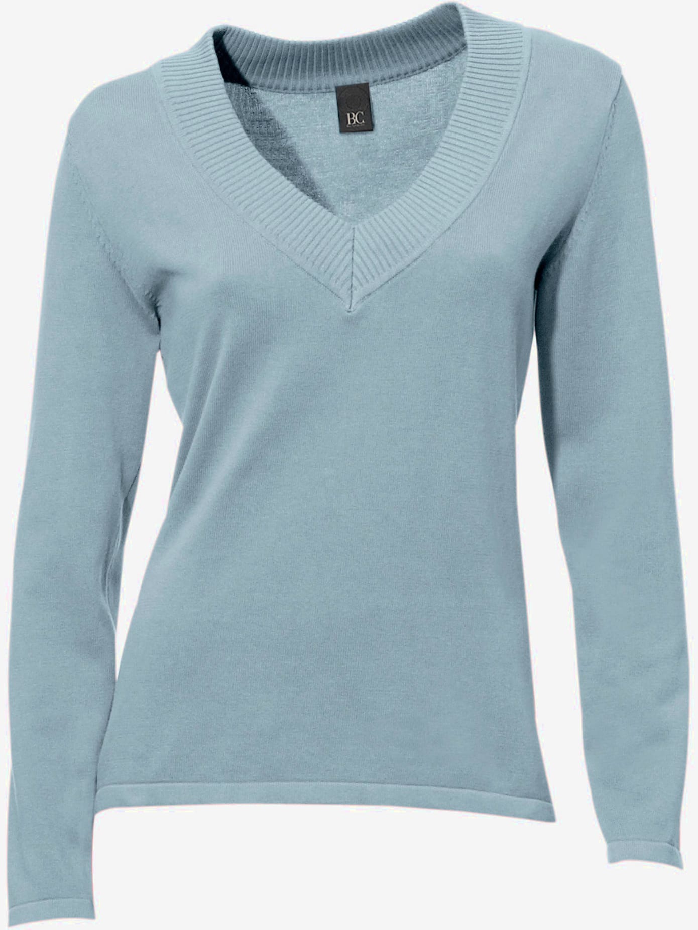 Joli pull basique à encolure en v