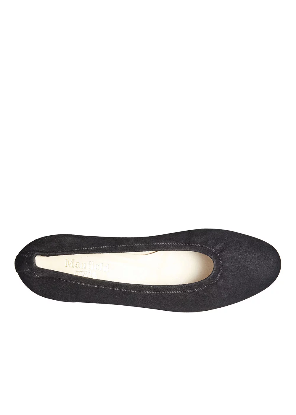 BALLERINE VARSOVIE VELOURS NOIR