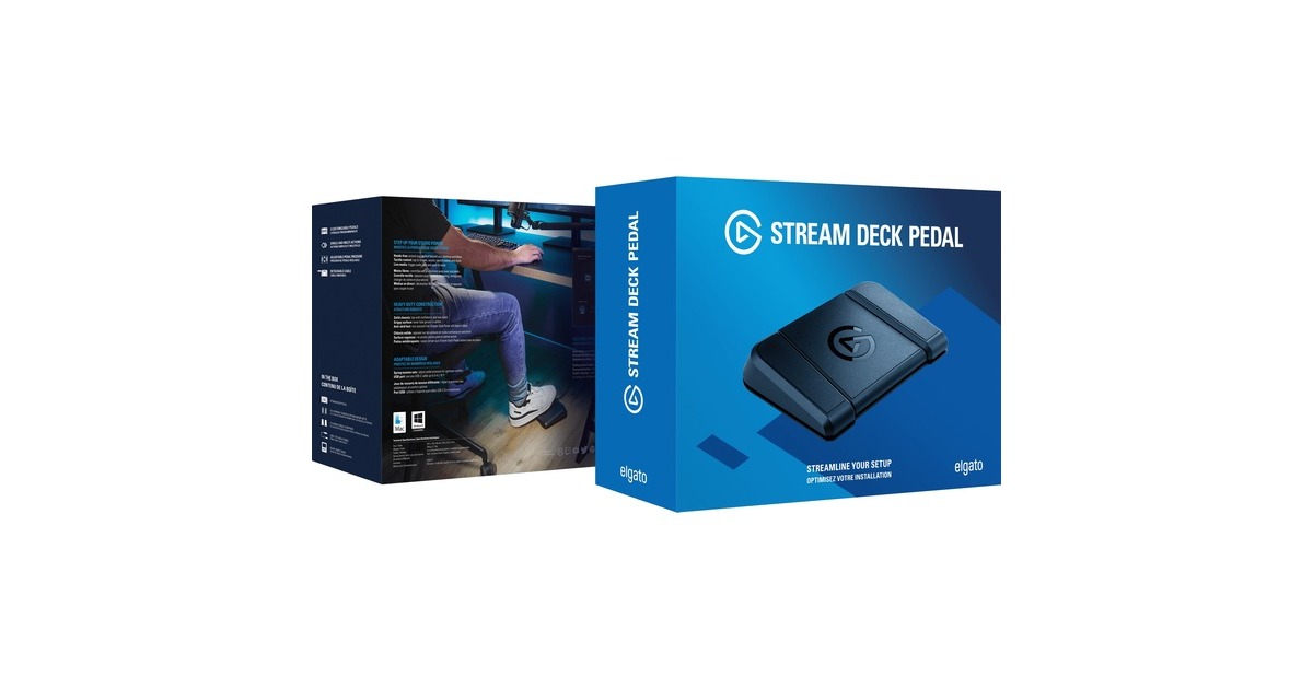 ElgatoStream Deck Pedal pedalen  (Zwart)