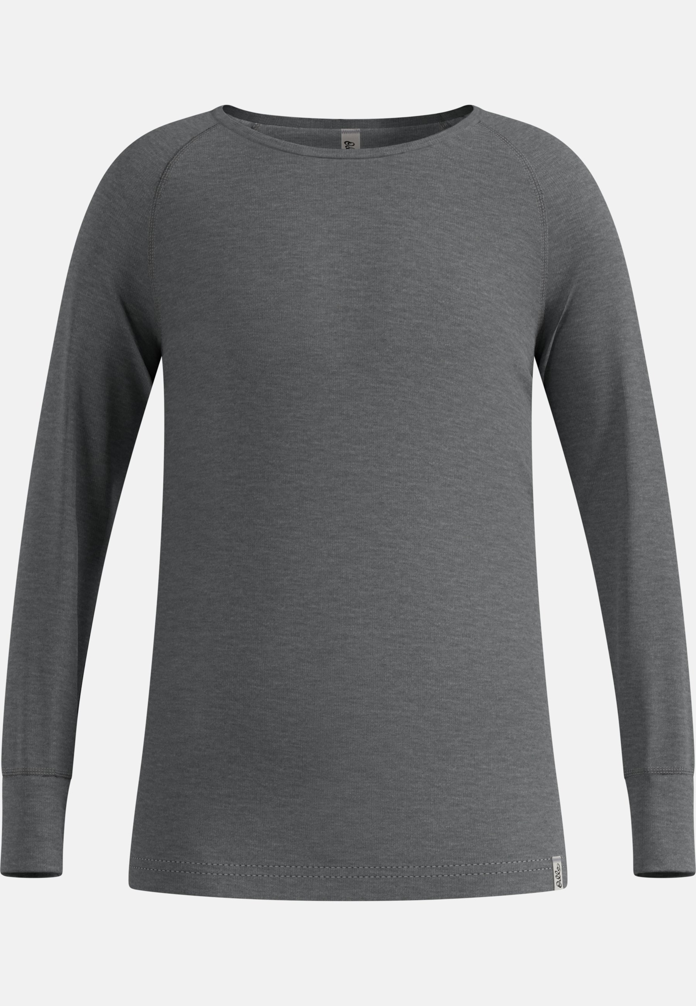 Active Warm Kids Base Layer Oberteil in odlo steel grey melange