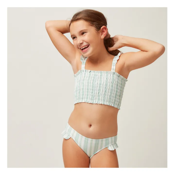 Minnow Maillot de Bain 2 Pièces Smocked | Ecru