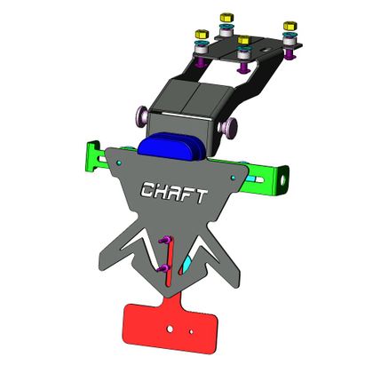 Support de plaque Chaft NOIR - Noir