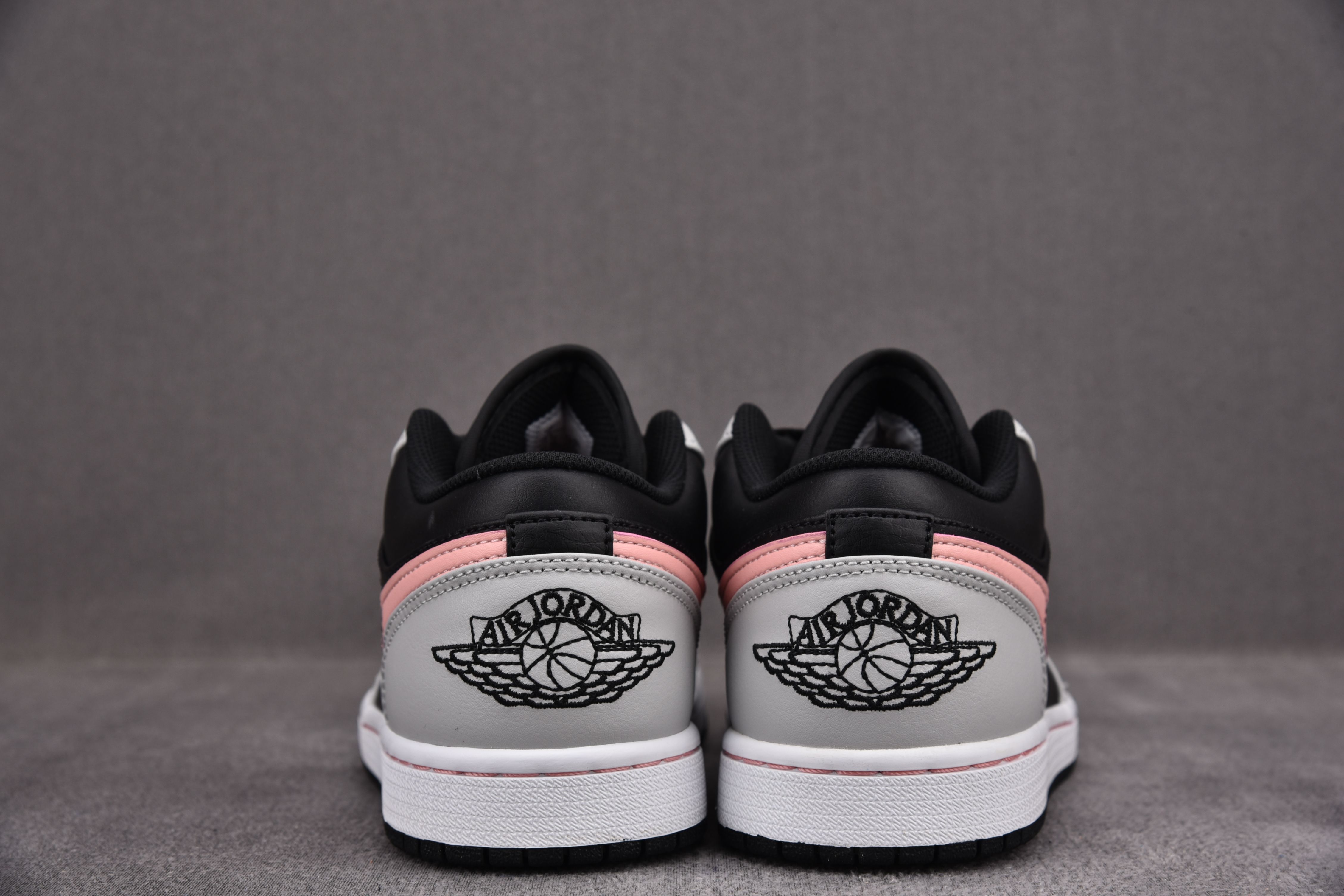 Jordan 1 Low Black Grey Pink