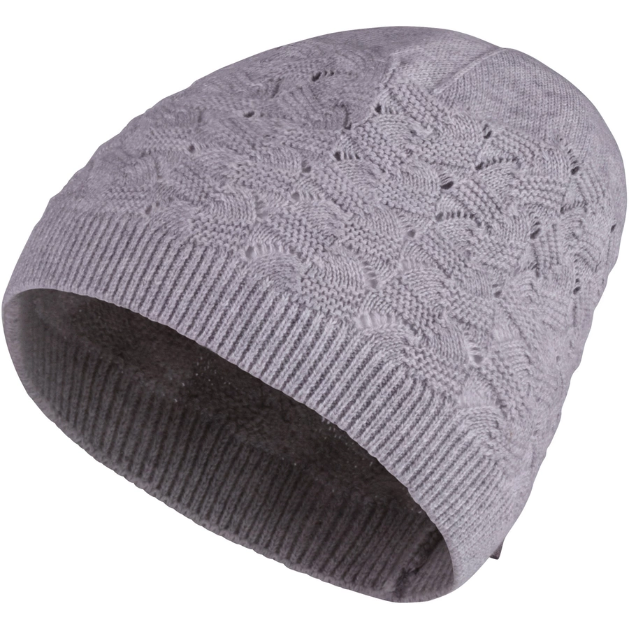 Sterntaler GOTS Strickmütze Lochmuster silber mel.
