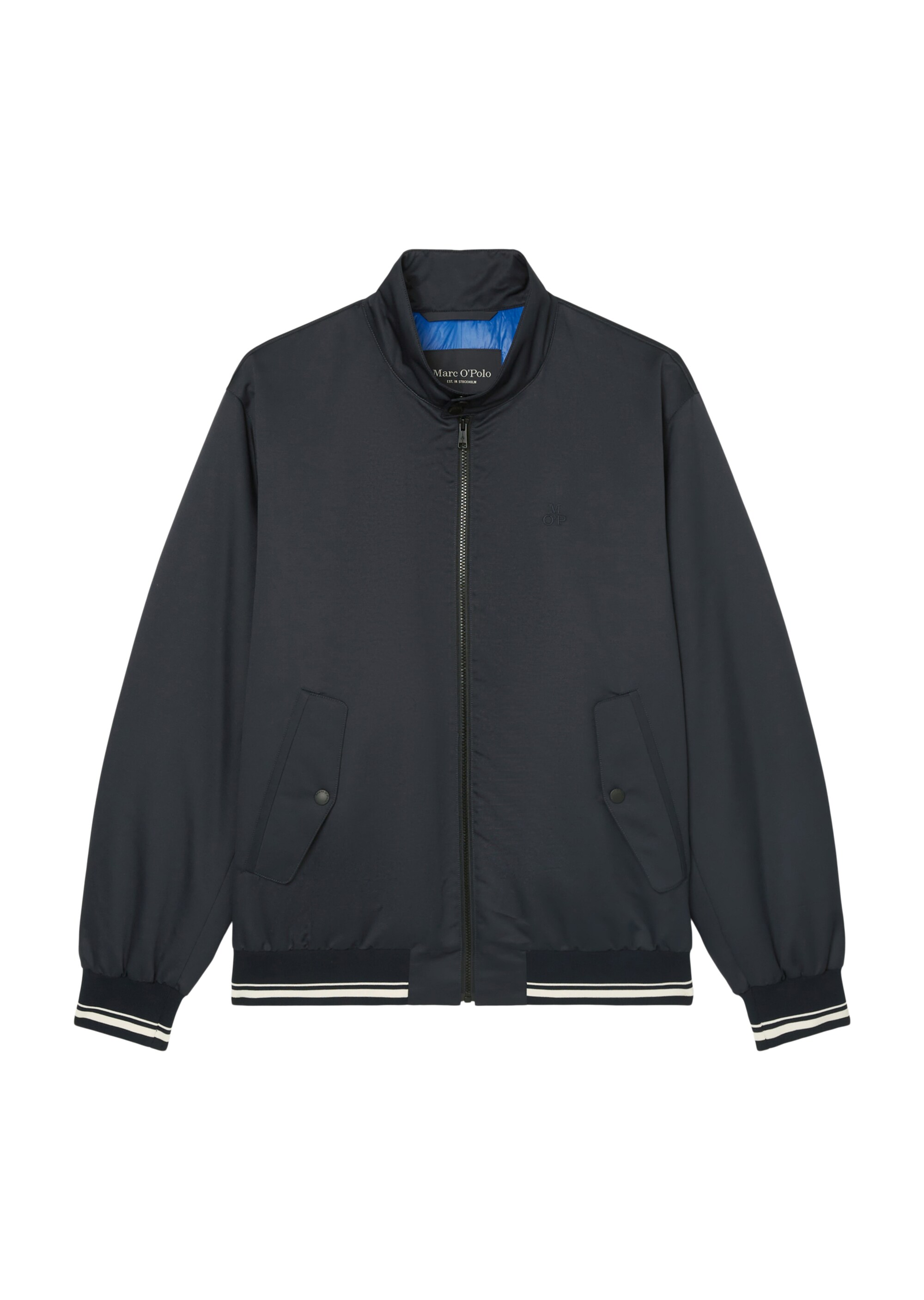 Blouson-Jacke regular mit Biker-Kragen