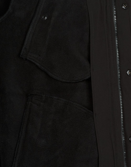 Only & Sons  - ONSHALL HOOD SOFTSHELL PARKA - Noir