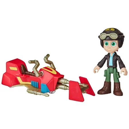 Hasbro Star Wars Die Abenteuer der jungen Jedi, Jedi Jüngling & Speeder Bike, 1 Stück, 4-fach sortiert