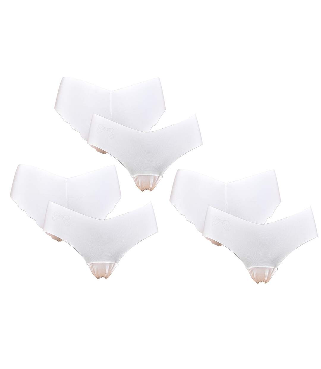 Culottes Femme SLOGGI Confort Qualité supérieure Pack de 3 SLOGGI LIGHT Blanc Microfibre