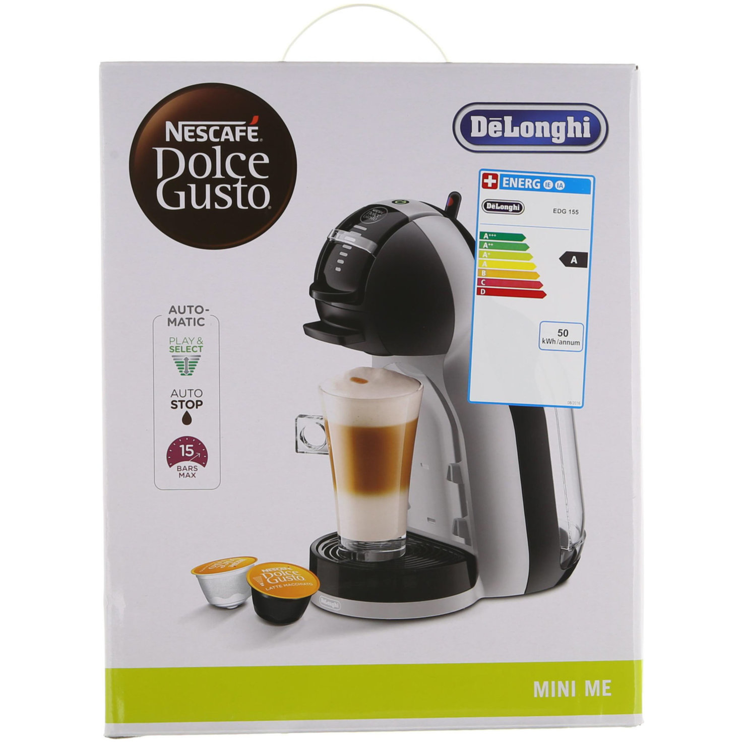 De Longhi Mini Me EDG155.BG (Dolce Gusto, Arctic Silver)