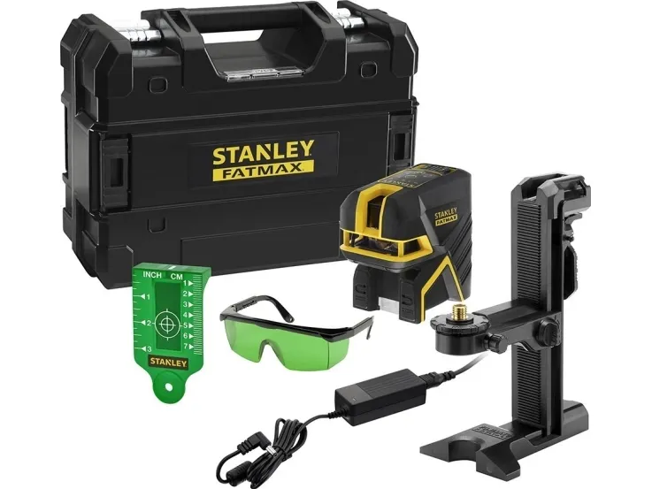Stanley FMHT77597-1, 30 m, 3 mm/m, 50 m, 5 sek./side, Horisontal/vertikal, Grøn
