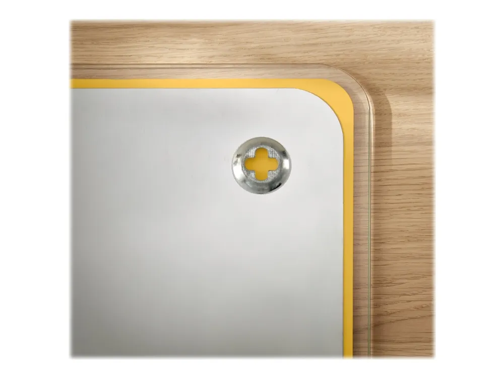 Whiteboard glastavle Leitz Cosy 80x60 cm gul magnetisk