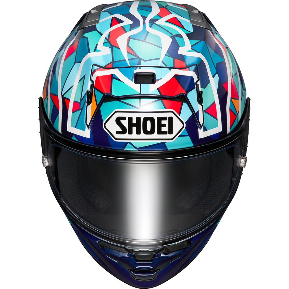 Shoei - Casque X-SPR Pro Marc Marquez Barcelona TC-10 / Bleu / Turquoise / Rouge