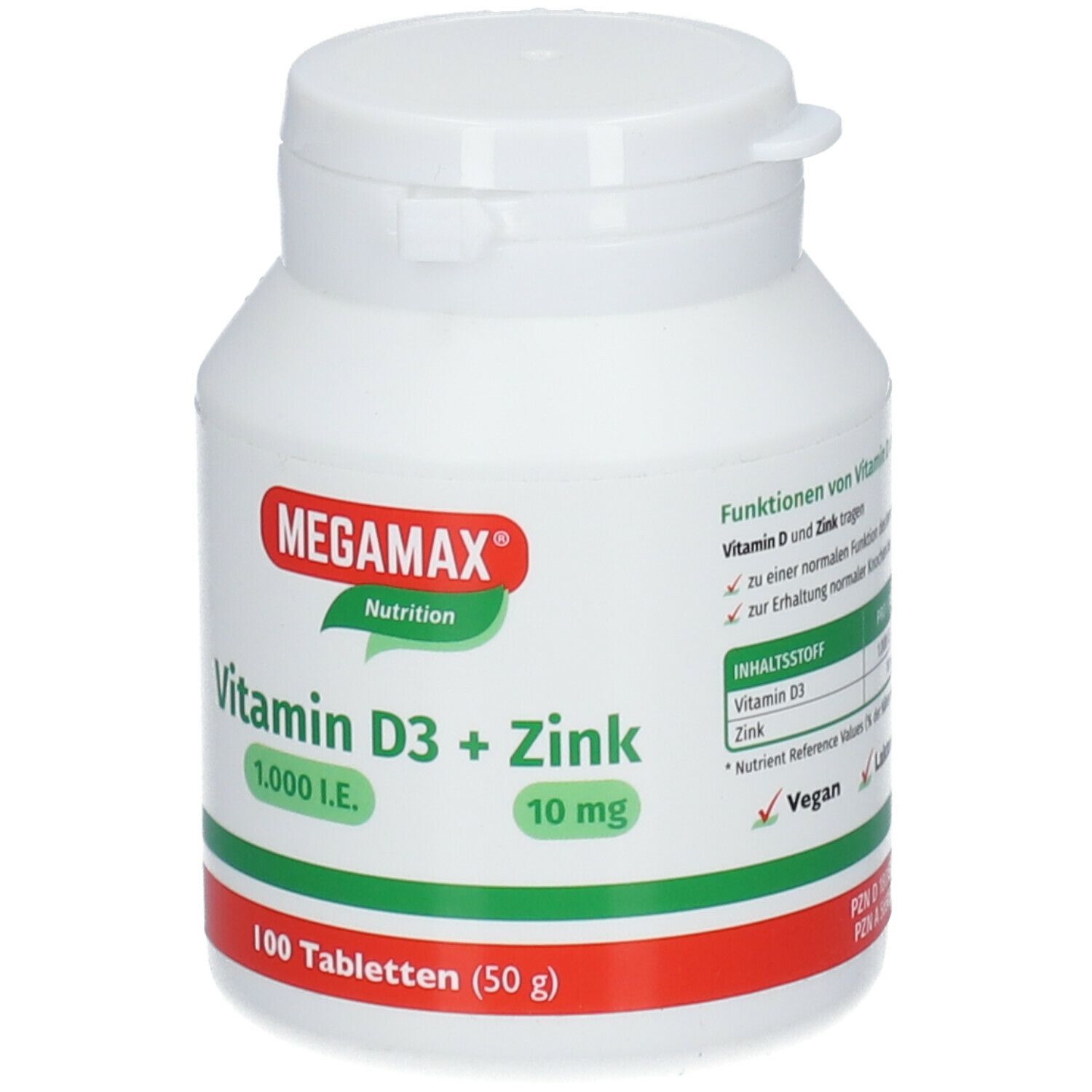 MEGAMAX® Vitamin D3 + Zink