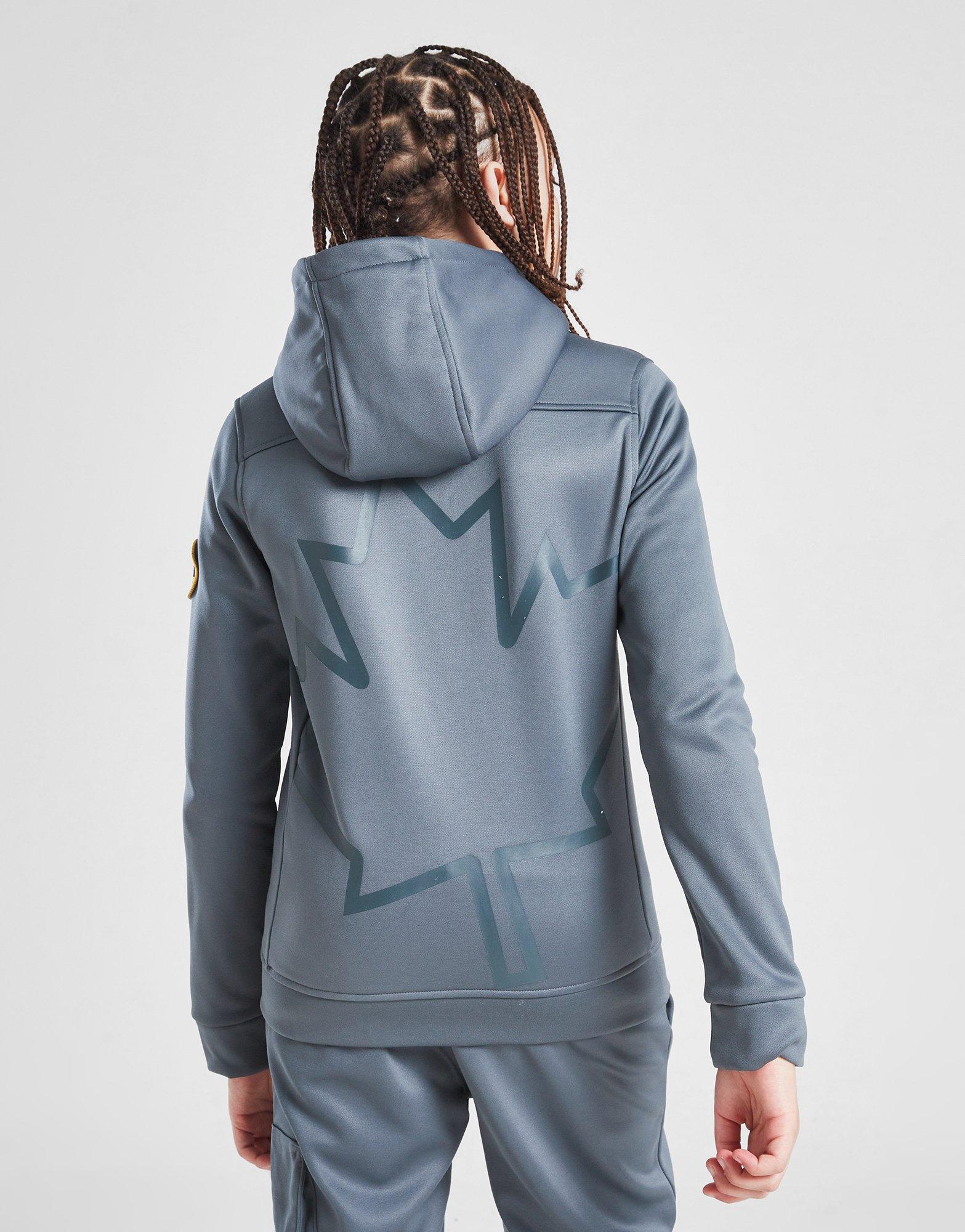 Zavetti Canada Firronino Brushed Poly Full Zip Hoodie Junior