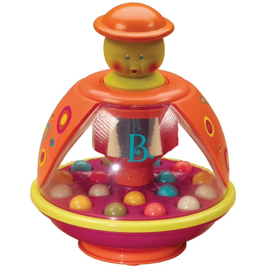 B.TOYS B. Poppitoppy Tangerine Kreisel 1