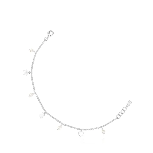Pulseira Cool Joy em prata e pérolas