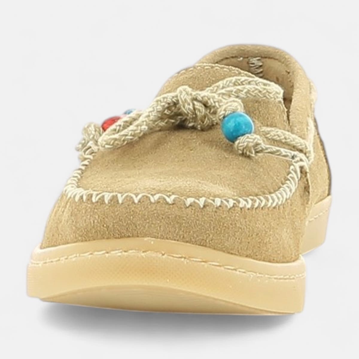 Mocassins Femme en cuir beige