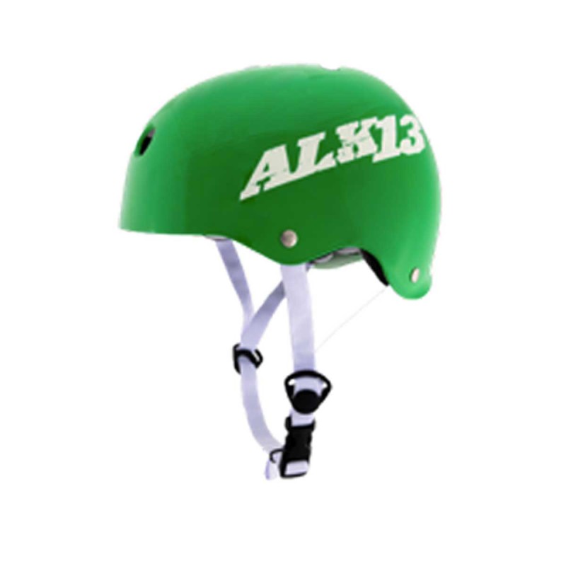 Casque ALK13 H2O+ Green White Logo - The Corner Shop