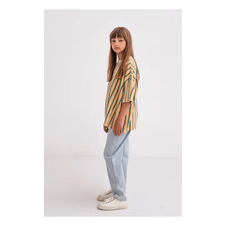 Repose AMS T-Shirt Eponge Bio Pop | Jaune moutarde