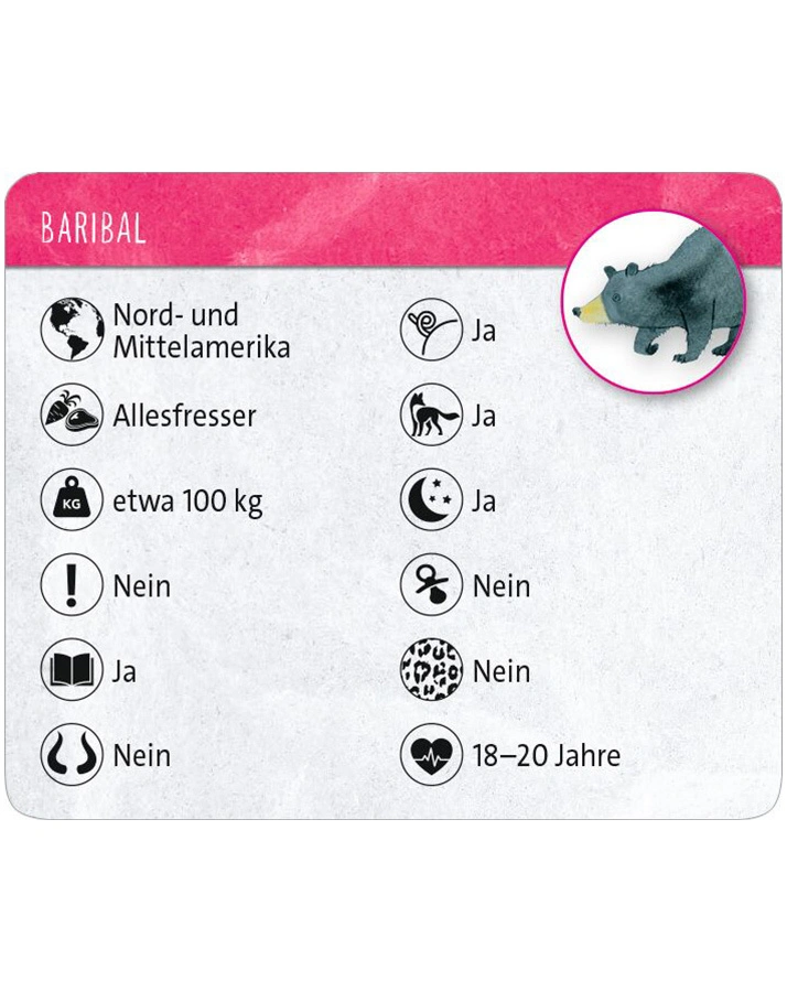 Wissensspiel ALL ABOUT ANIMALS