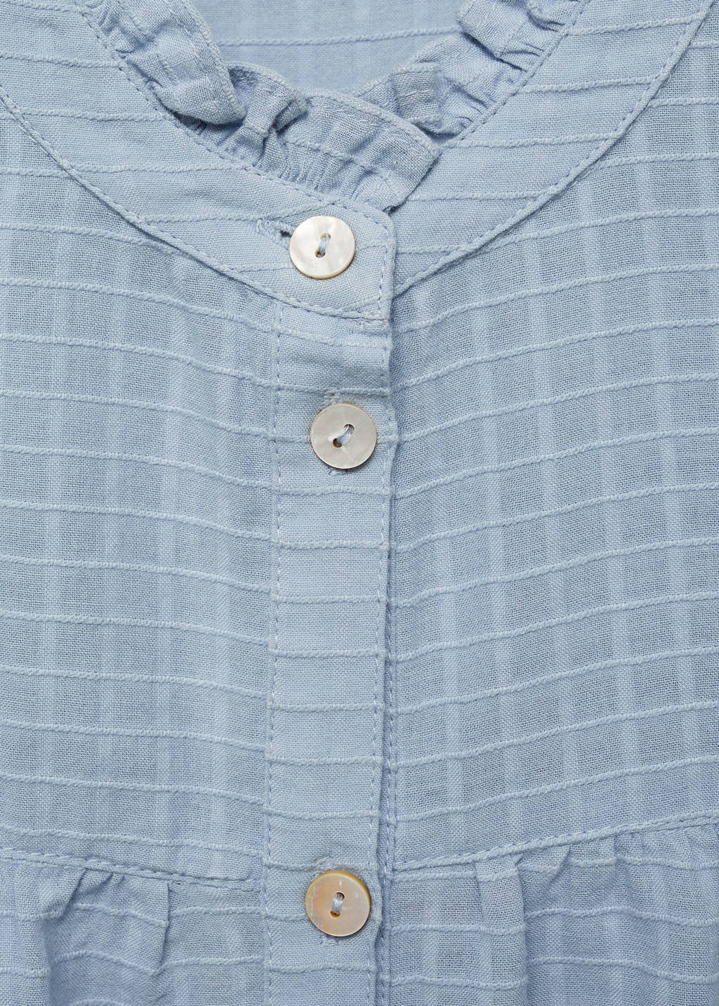 MANGO TEEN blouse lichtblauw
