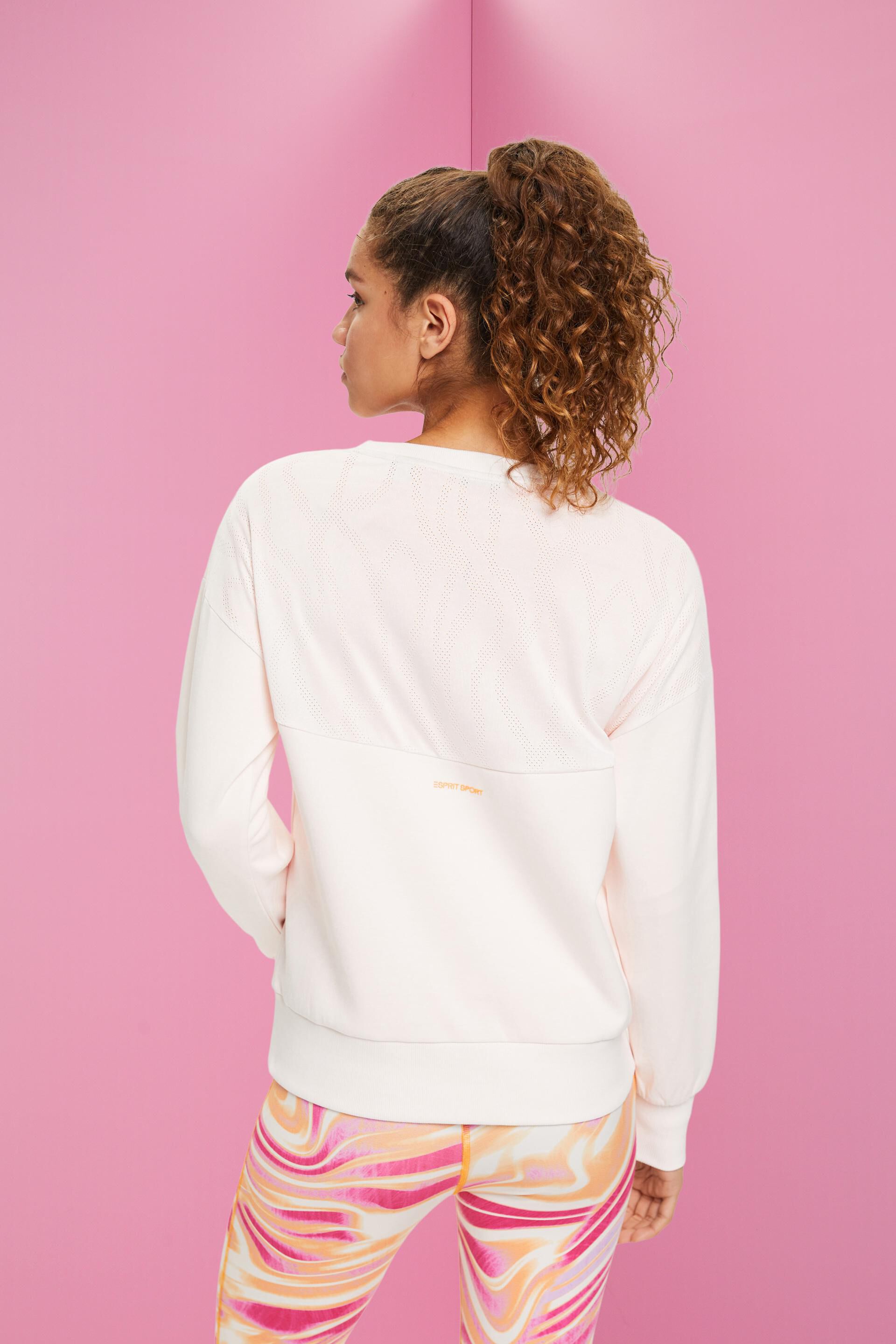 Sweat-shirt doté d’un empiècement respirant